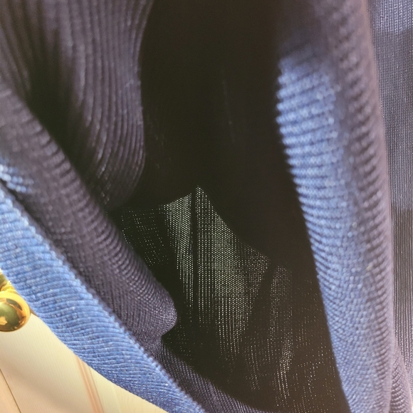 Vintage Size 16 Navy Skirt ILGWU Made In USA - Picture 12 of 15